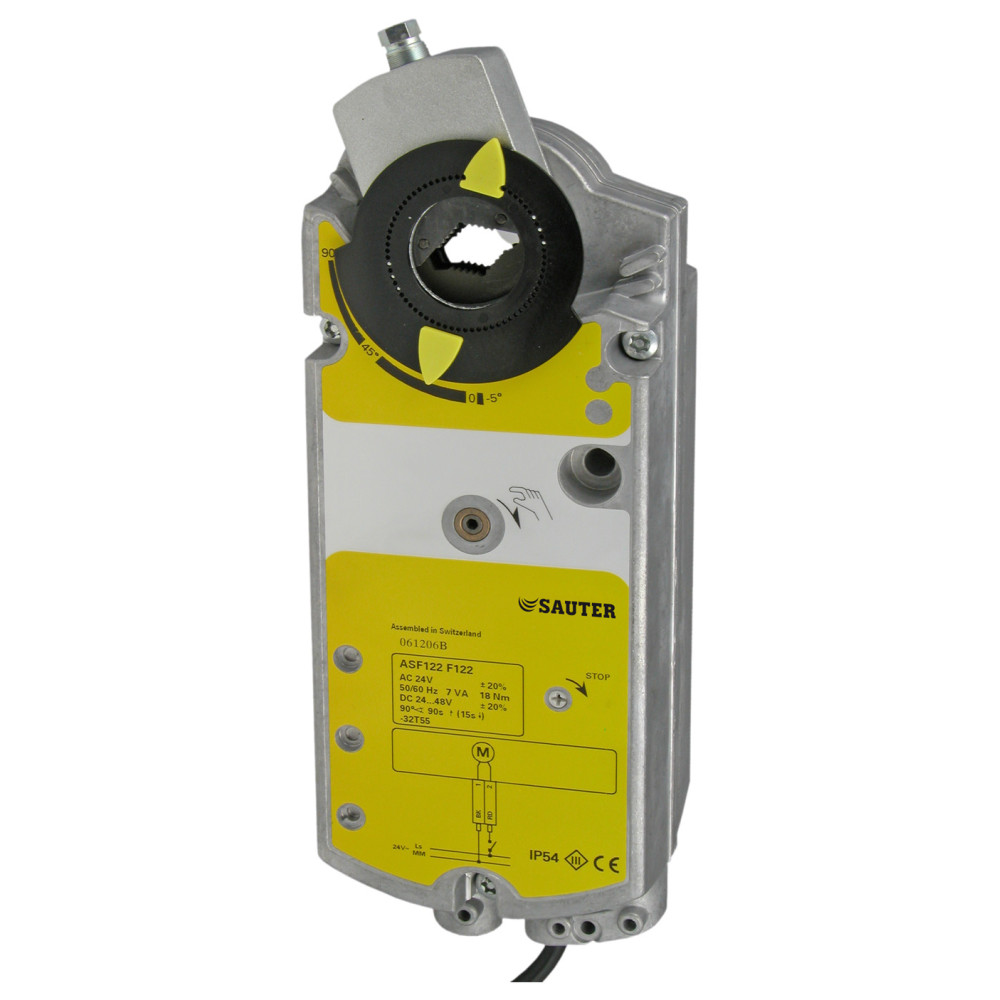 ACTUADOR ROTATIVO CON MUELLE DE RETORNO PARA COMPUERTA 15 NM IP54 (IP42)
