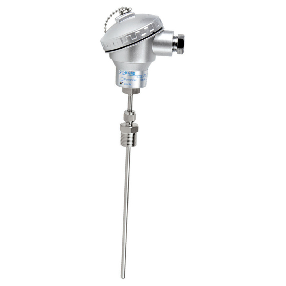 SONDA PT100 DOBLE ROSCADA 400 MM