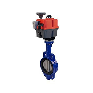VÁLVULA MARIPOSA WAFER GGG40 EPDM ELECTROACTUADOR J+J