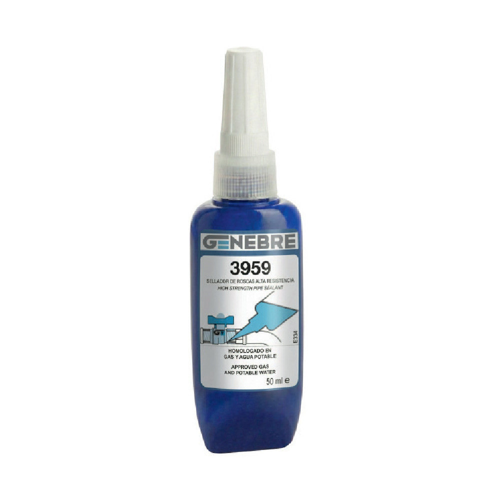 SELLADOR DE ROSCAS ALTA RESISTENCIA 50 ML GENEBRE 3959