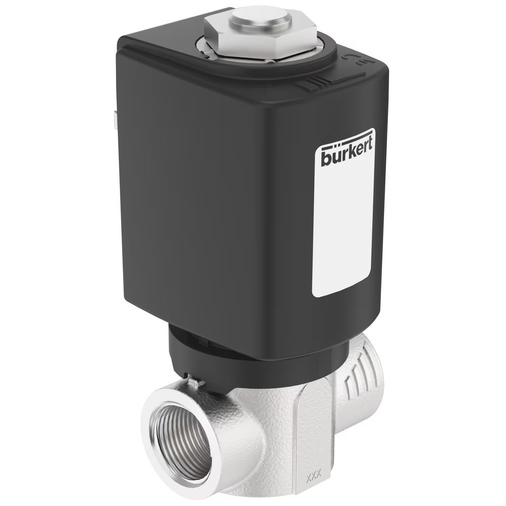 Electroválvula Bürkert para vapor de émbolo 2/2