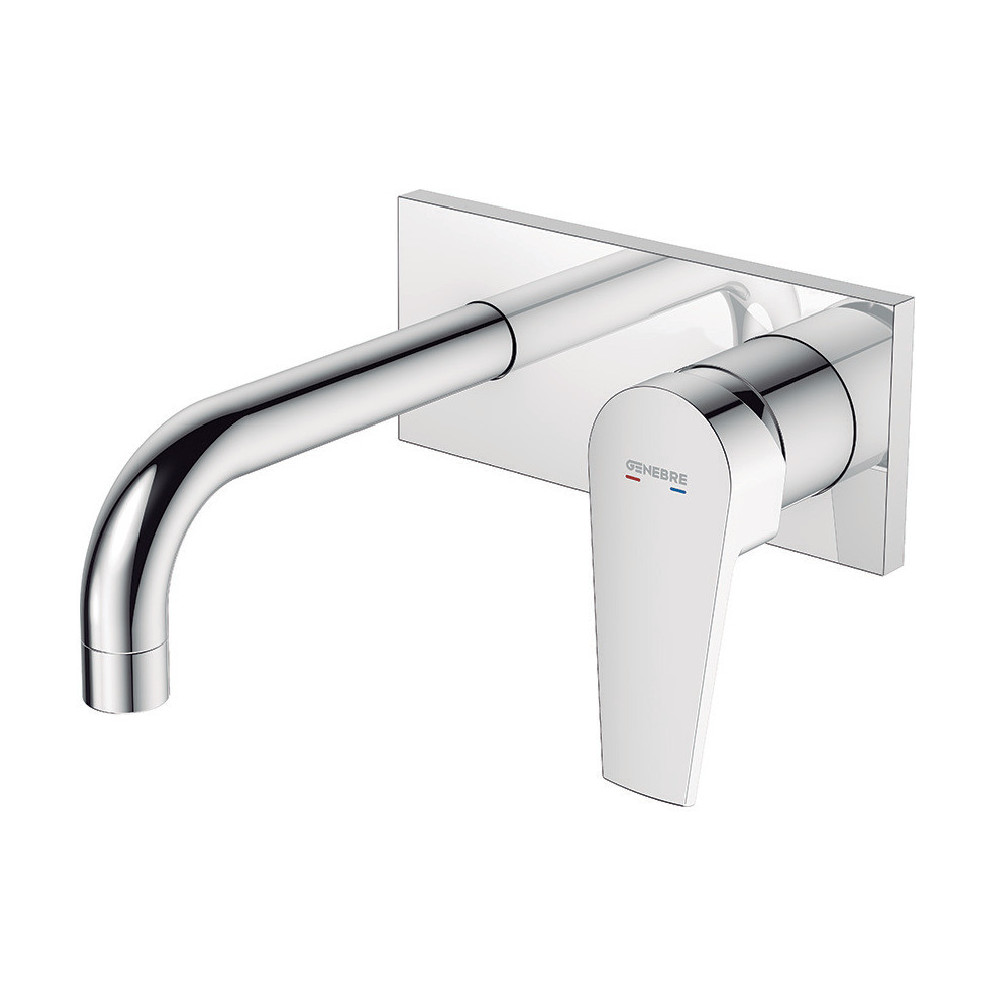 GRIFO DE LAVABO MONOMANDO EMPOTRADO GENEBRE 64131 CAÑO 16 CM KLIP
