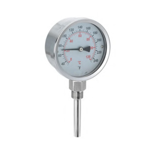 Termómetro DN100 radial INOX/INOX