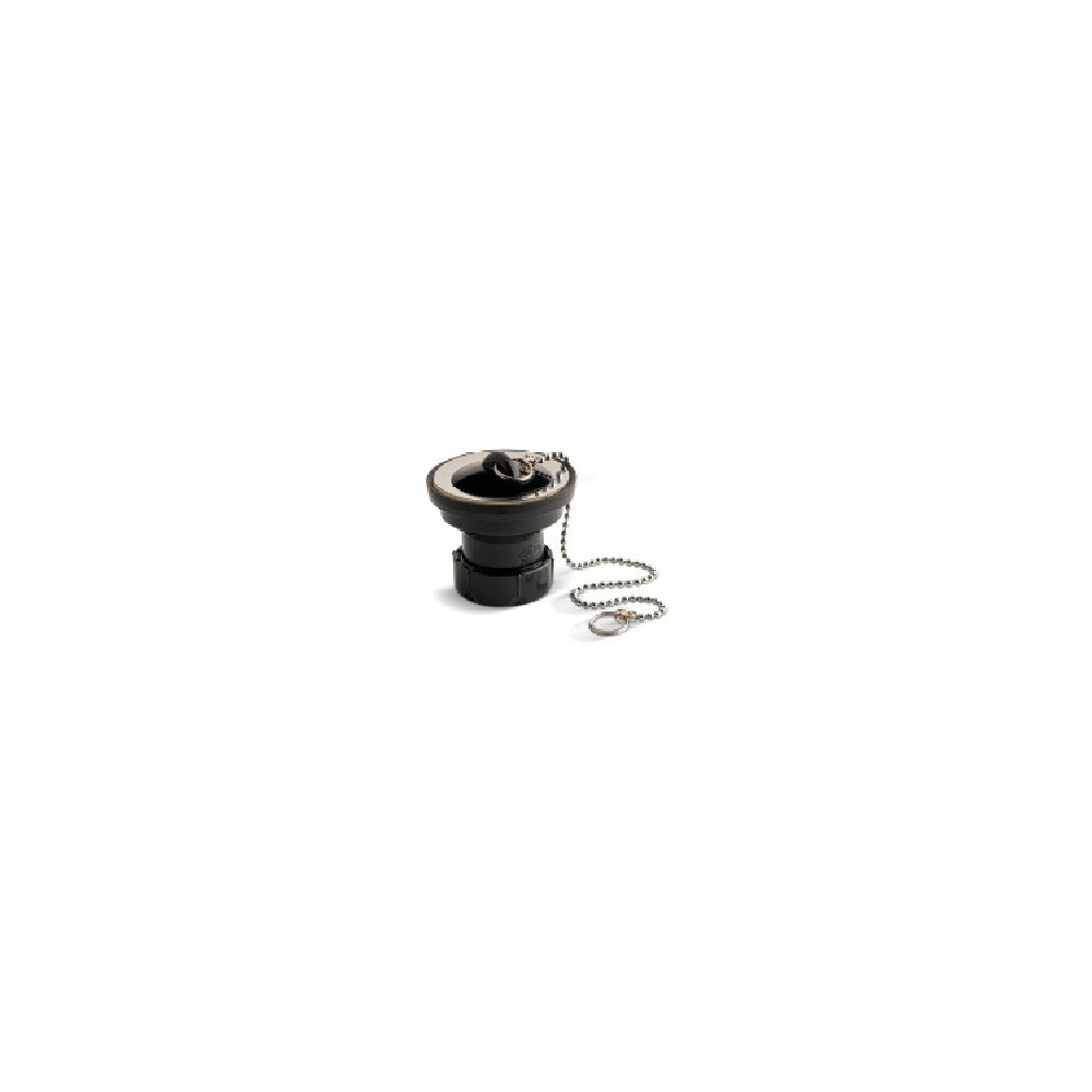 VÁLVULA LAVABO/BIDÉ CON TAPÓN Y CADENILLA ECO S-35 1 1/2" X 63 NEGRO