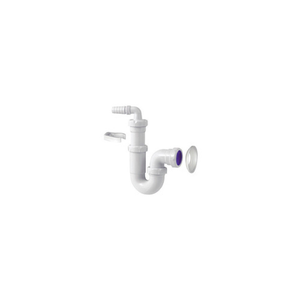 SIFÓN CURVO EXTENSIBLE ESPECIAL DESAGÜES ELECTRODOMÉSTICOS S-118 1 1/2"