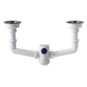 SIFÓN COLECTOR CENTRAL SIFÓNICO EXTENSIBLE CON SALIDA HORIZONTAL S-473 1 1/2" X 115