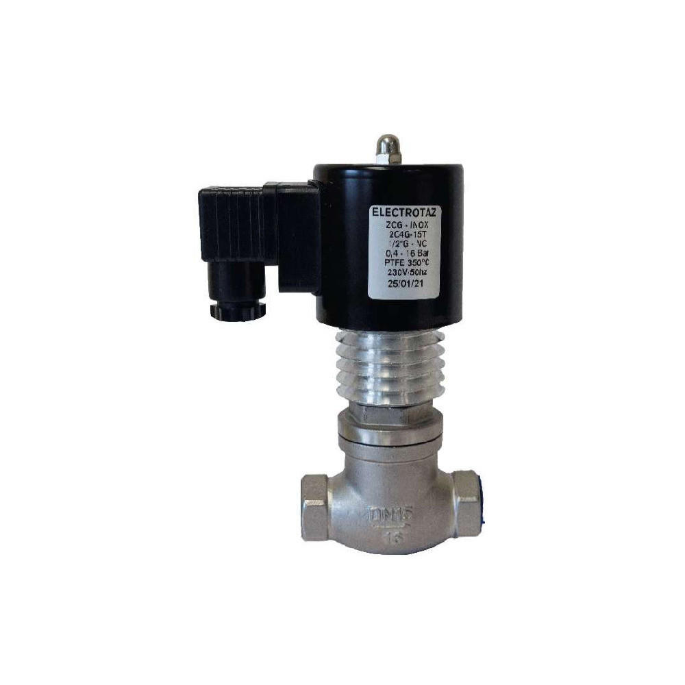 ELECTROVÁLVULA DE 2 VÍAS ESPECIAL PARA VAPOR DE ALTAS TEMPERATURAS ZCG 2C