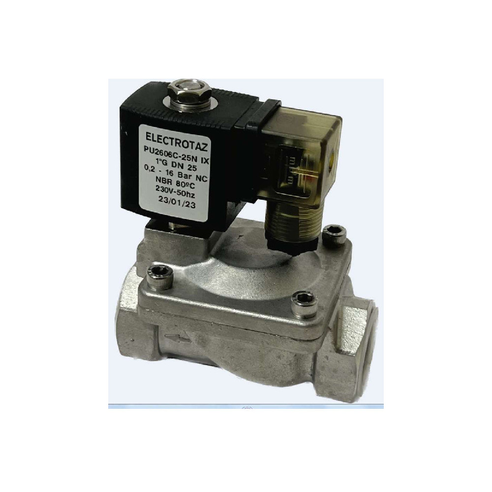 ELECTROVÁLVULA DE 2 VÍAS APERTURA SERVOASISTIDA PU2604C-13N