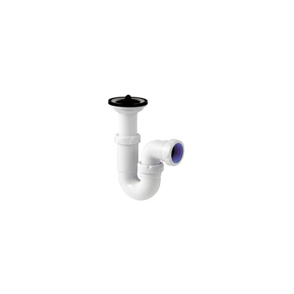 SIFÓN CURVO EXTENSIBLE CON VÁLVULA FREGADERO S-25