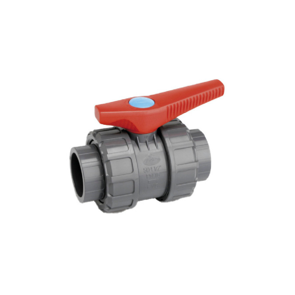 VÁLVULA DE ESFERA DESMONTABLE EN PVC SERIE BRICO