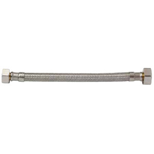 CONEXIÓN FLEXIBLE DE ACERO INOXIDABLE DN 8 H 3/8 PULGADAS-H 3/8 PULGADAS