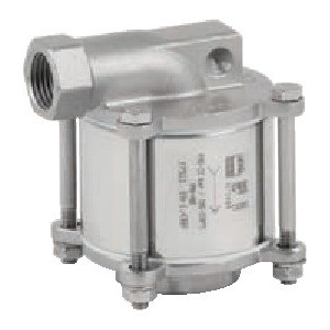 PURGADOR TERMOSTÁTICO ANGULAR EN A. INOXIDABLE 1/2" PN40