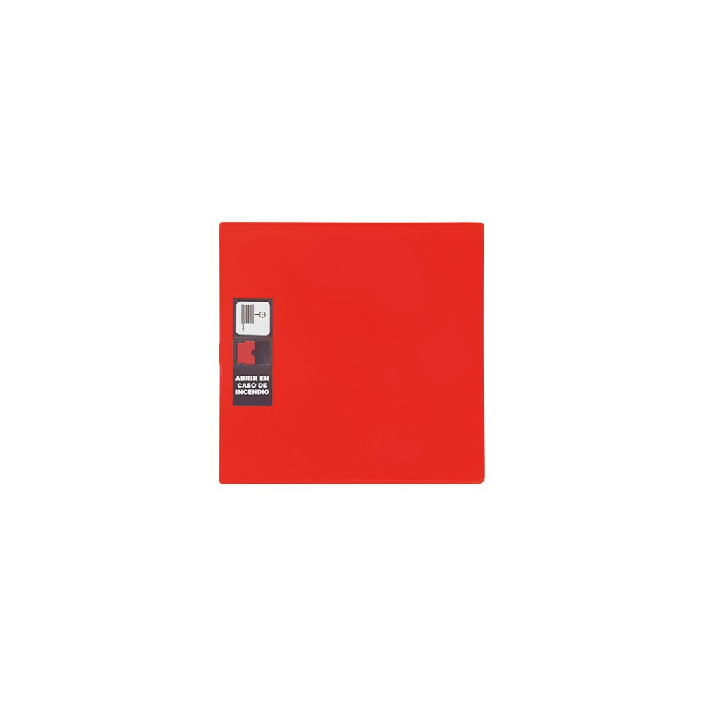 BOCA DE INCENDIO EQUIPADA GISA FIBRA 3320 ARMARIO ROJO PUERTA ROJA
